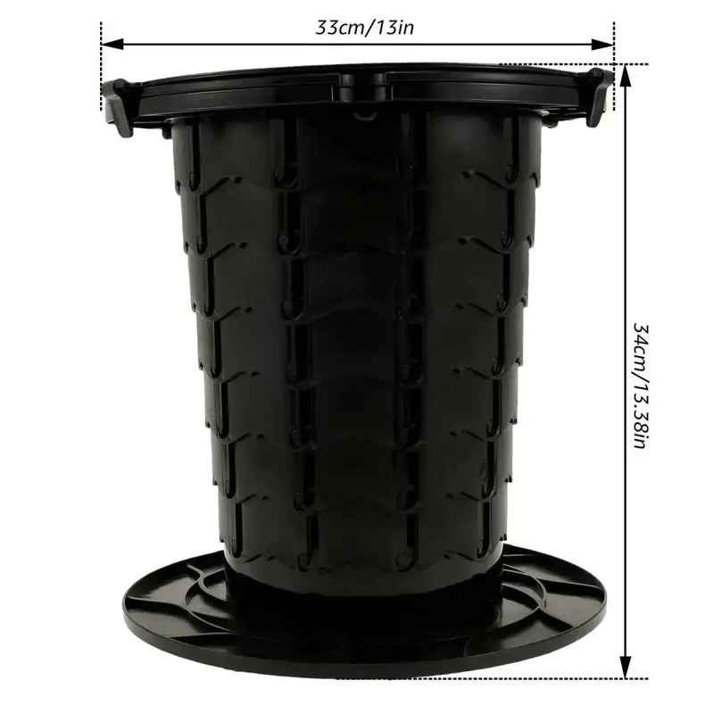 Adjustable Folding Portable Camping Toilet by Habicare