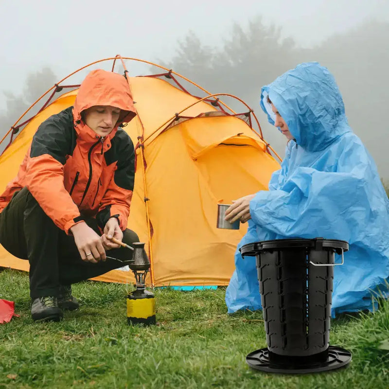 Adjustable Folding Portable Camping Toilet by Habicare