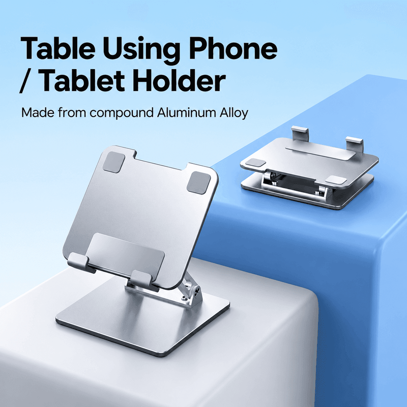 techplus Adjustable Height Laptop Stand – Foldable Air-Cooled Laptop & Tablet Holder Default Title Adjustable Height Laptop Stand – Foldable Air-Cooled Laptop & Tablet Holder Default Title