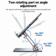techplus Adjustable Height Laptop Stand – Foldable Air-Cooled Laptop & Tablet Holder Default Title Adjustable Height Laptop Stand – Foldable Air-Cooled Laptop & Tablet Holder Default Title