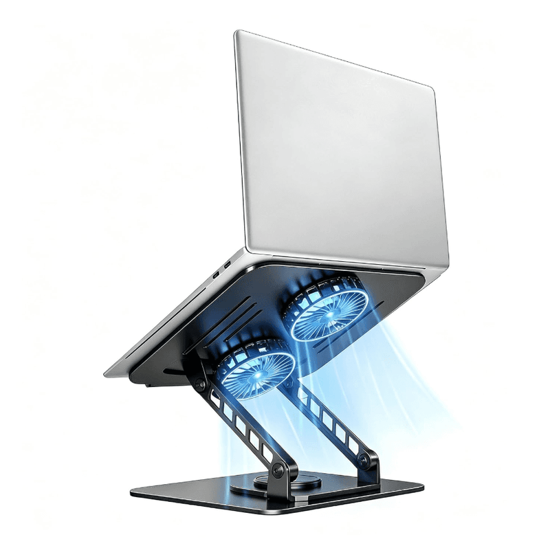 techplus Adjustable Laptop Stand for Upto 17-Inch Laptops – Foldable Ergonomic Notebook Holder Default Title Adjustable Laptop Stand for Upto 17-Inch Laptops – Foldable Ergonomic Notebook Holder Default Title