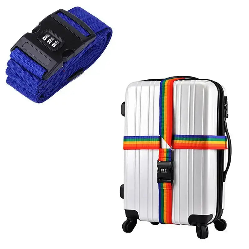 Adjustable Locking Luggage Strap with Buckle (different colours available) by Habicare