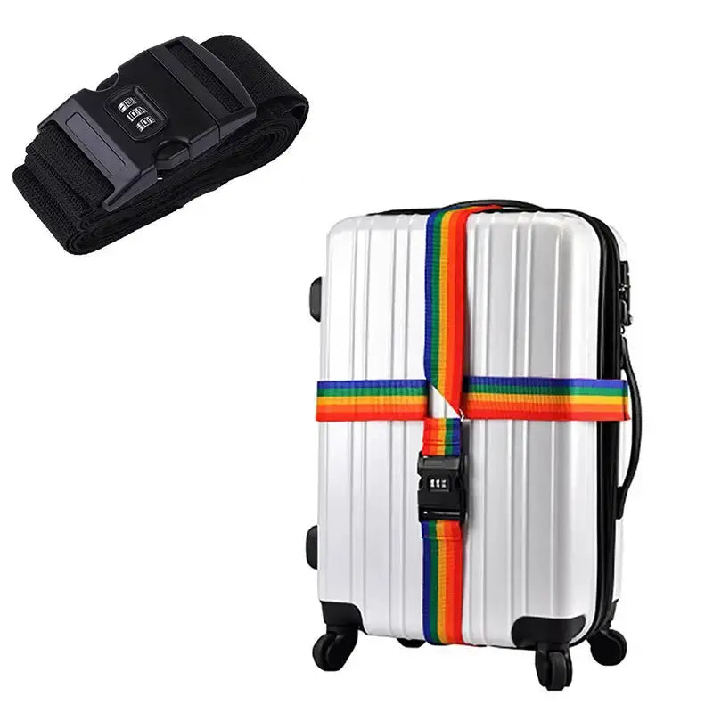 Adjustable Locking Luggage Strap with Buckle (different colours available) by Habicare