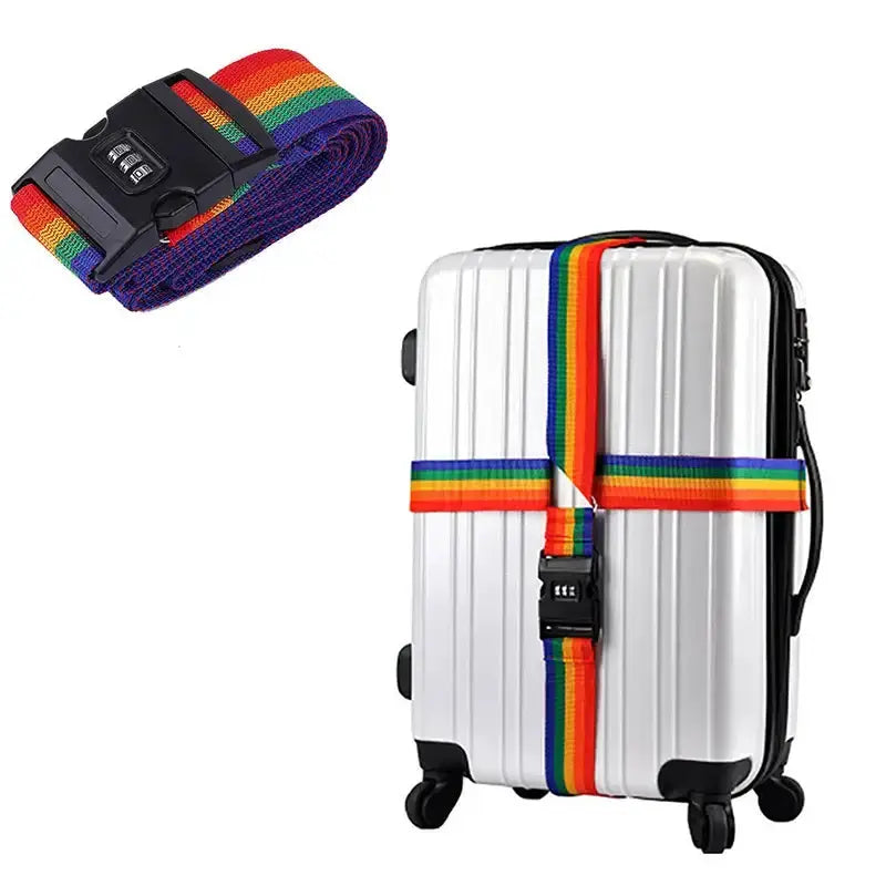 Adjustable Locking Luggage Strap with Buckle (different colours available) by Habicare