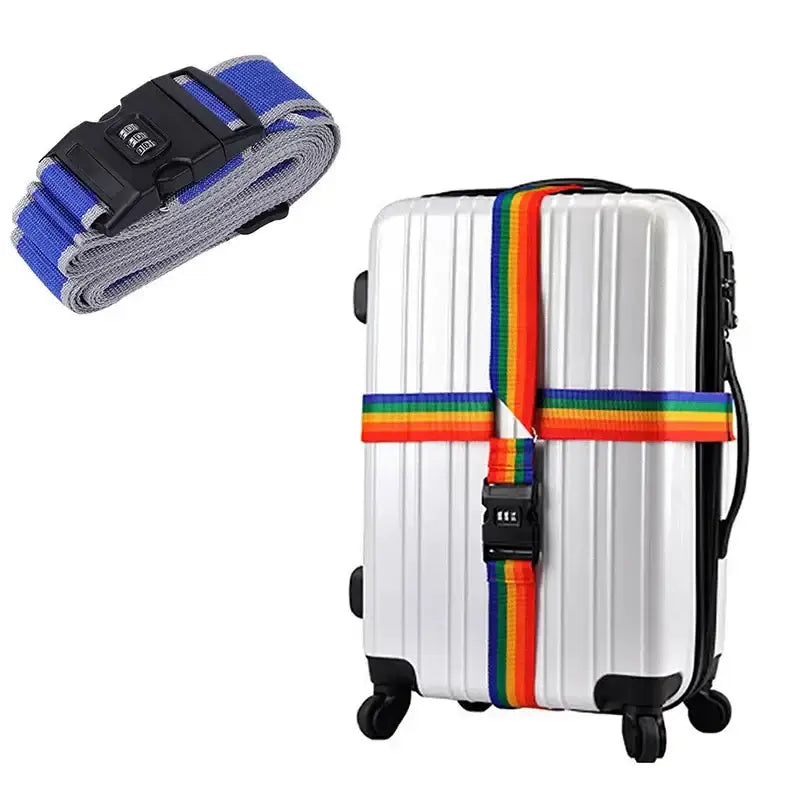 Adjustable Locking Luggage Strap with Buckle (different colours available) by Habicare