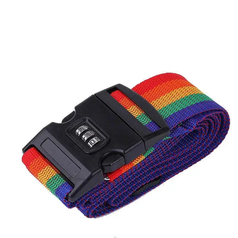 Adjustable Locking Luggage Strap with Buckle (different colours available) by Habicare