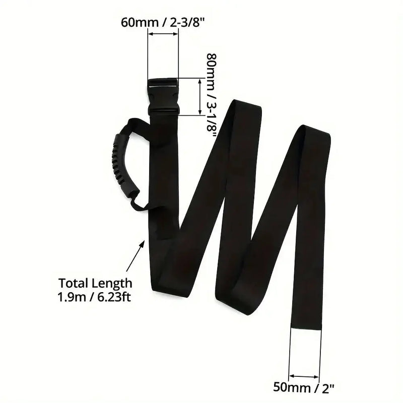 Adjustable Luggage Strap with Handle by Habicare