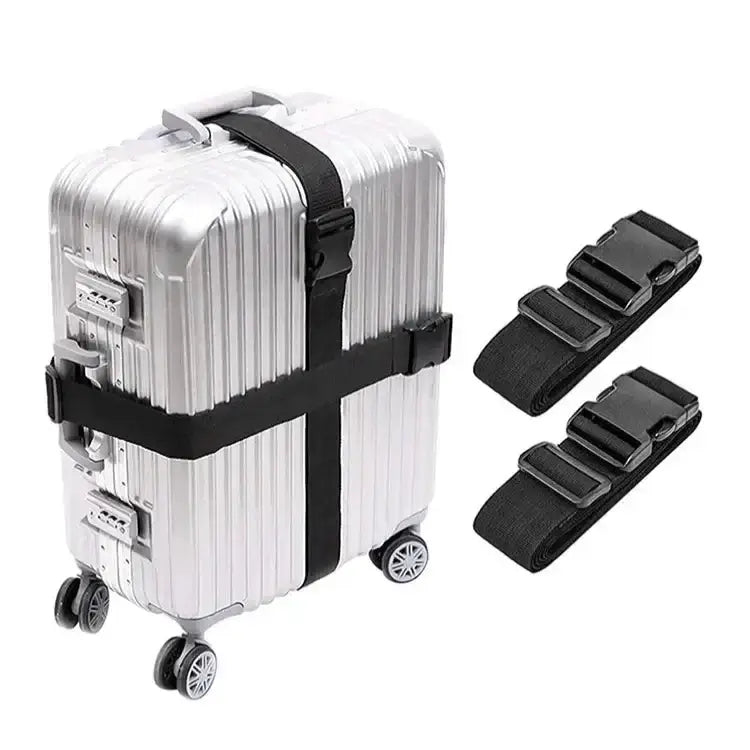 Adjustable Luggage Straps (Pack of 2, with 7 colours available) by Habicare