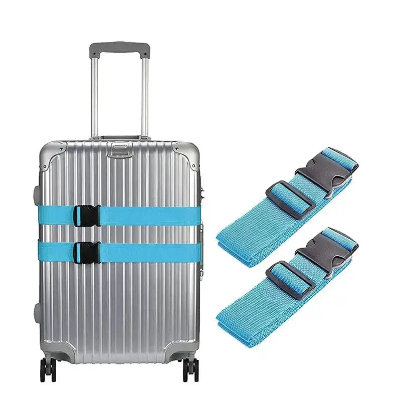 Adjustable Luggage Straps (Pack of 2, with 7 colours available) by Habicare