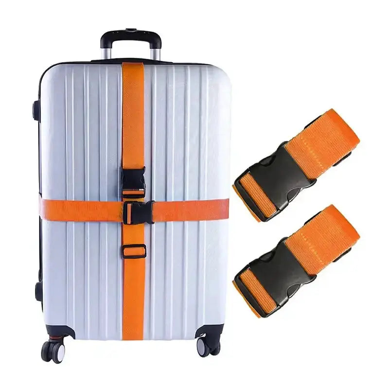 Adjustable Luggage Straps (Pack of 2, with 7 colours available) by Habicare