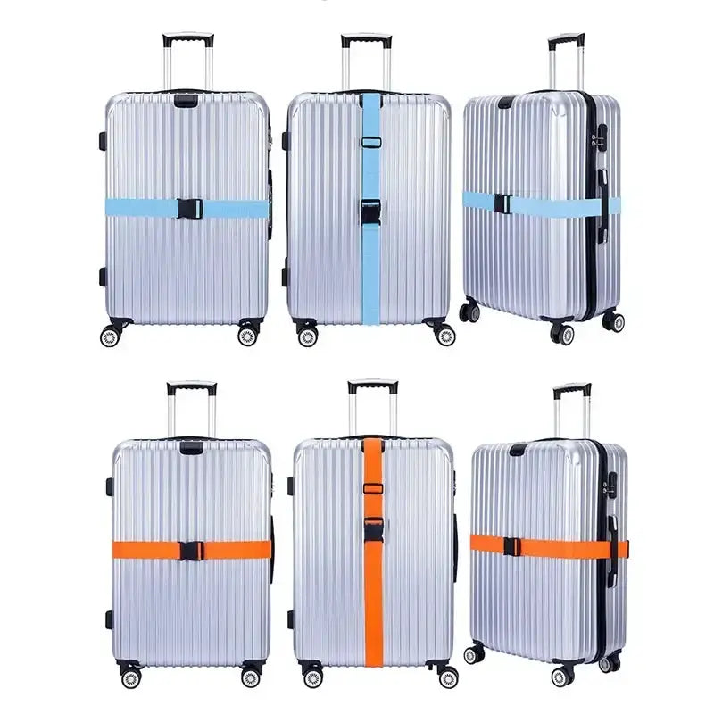 Adjustable Luggage Straps (Pack of 2, with 7 colours available) by Habicare