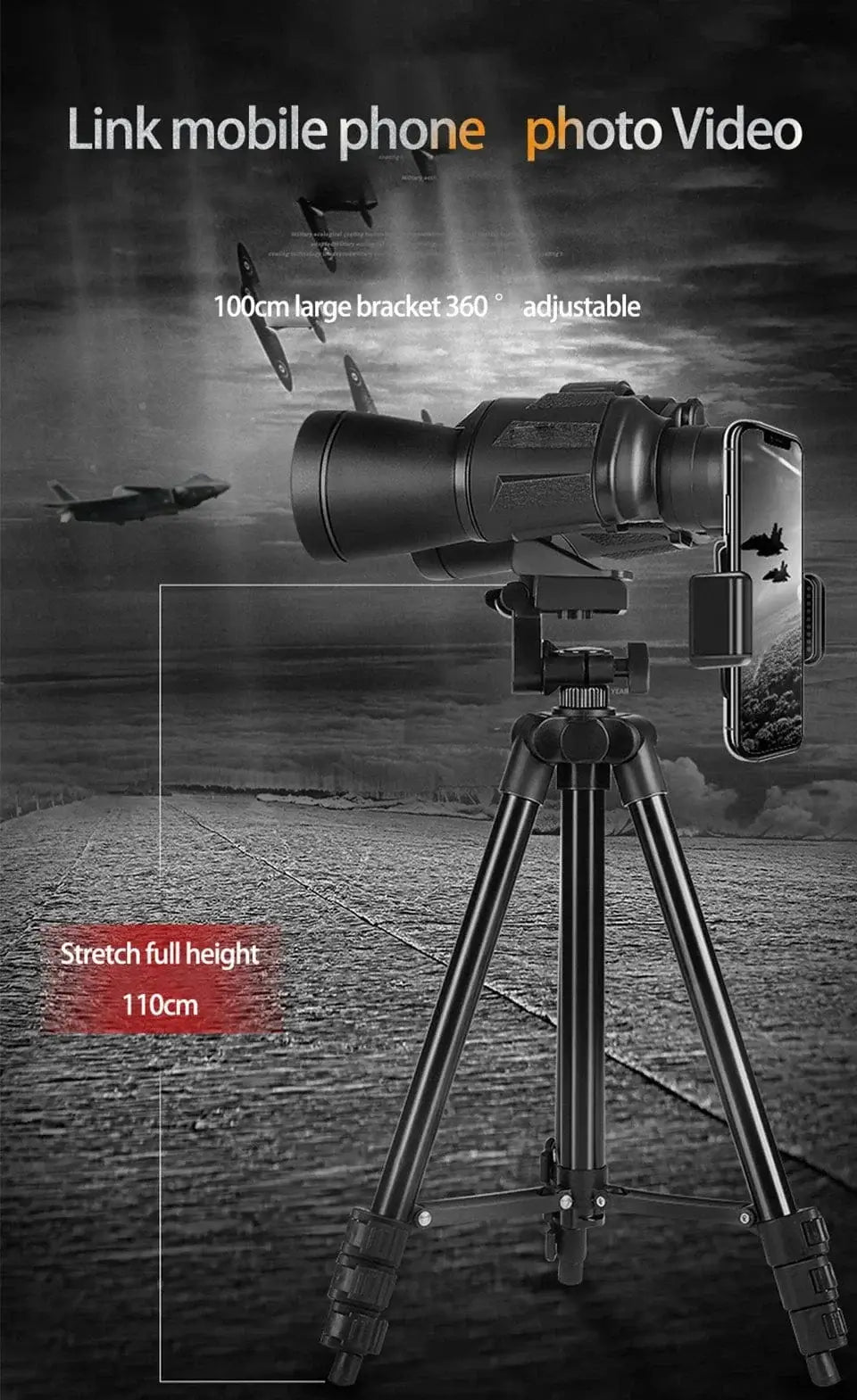 China China Binoculars Telescope 20x50 HD Multipurpose Outdoors Portable IPX4 Waterproof Sports Recreation Camping Hiking Telescope