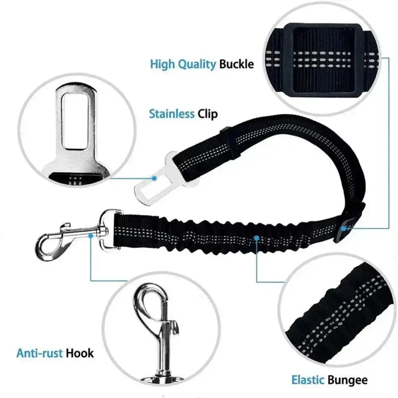 Adjustable Vehicle Harness for Dogs (available in different colors) by Habicare