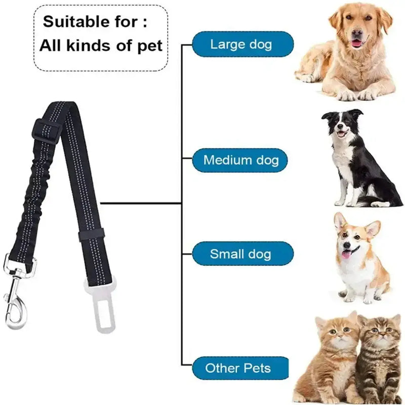 Adjustable Vehicle Harness for Dogs (available in different colors) by Habicare