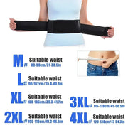Adjustable Heated Waist Belt Brace (different sizes available) by Habicare
