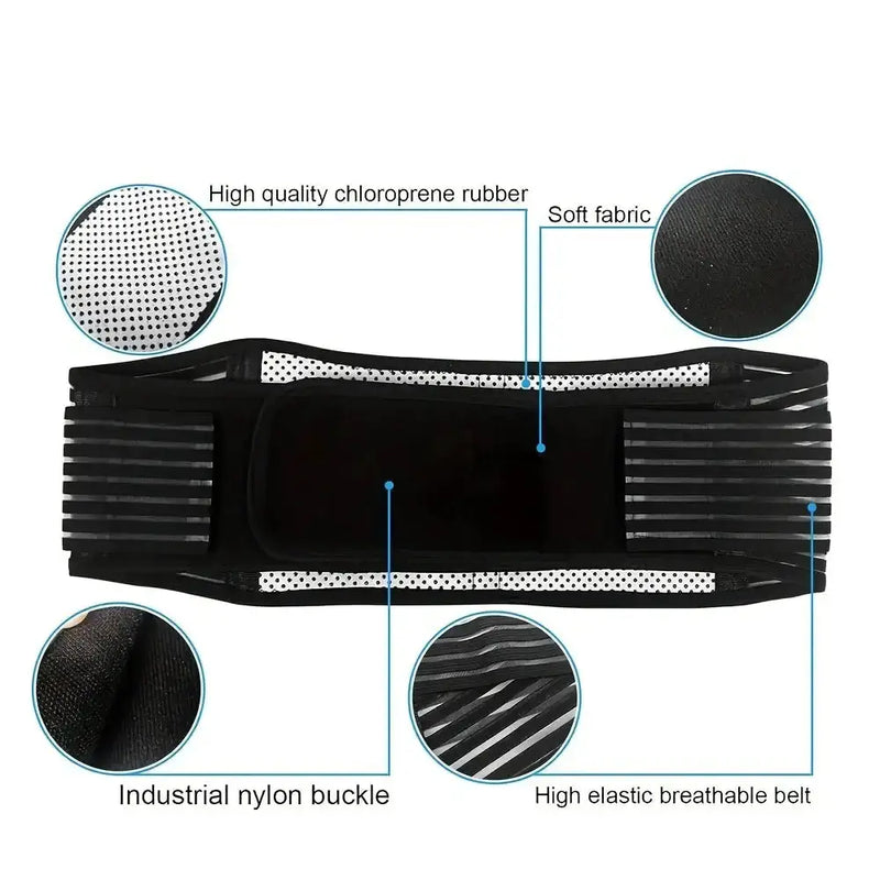 Adjustable Heated Waist Belt Brace (different sizes available) by Habicare