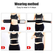 Adjustable Heated Waist Belt Brace (different sizes available) by Habicare