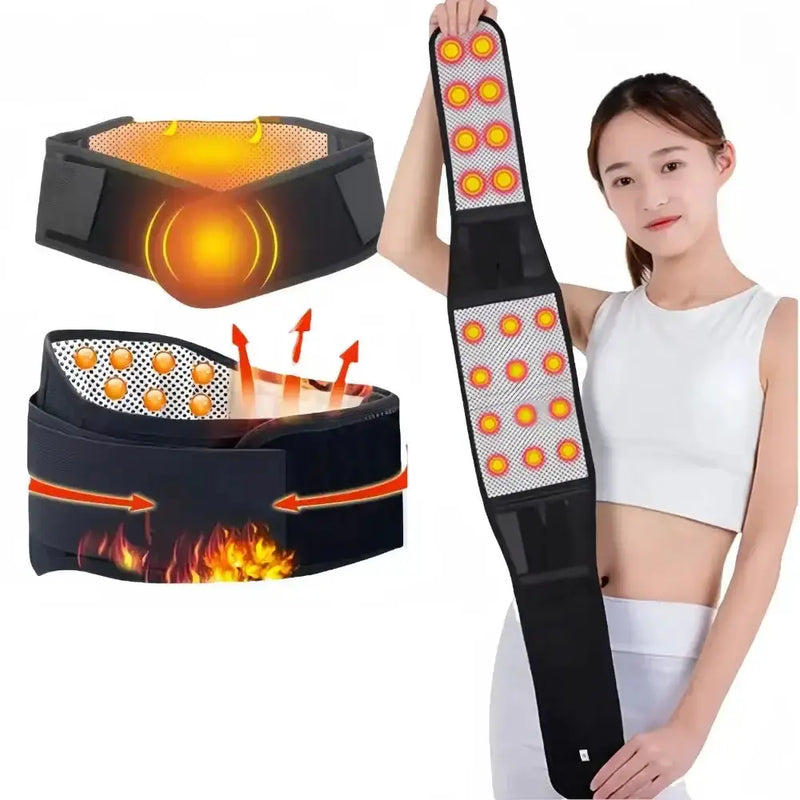 Adjustable Waist Tourmaline Self-Heating Therapy Belt by Habicare