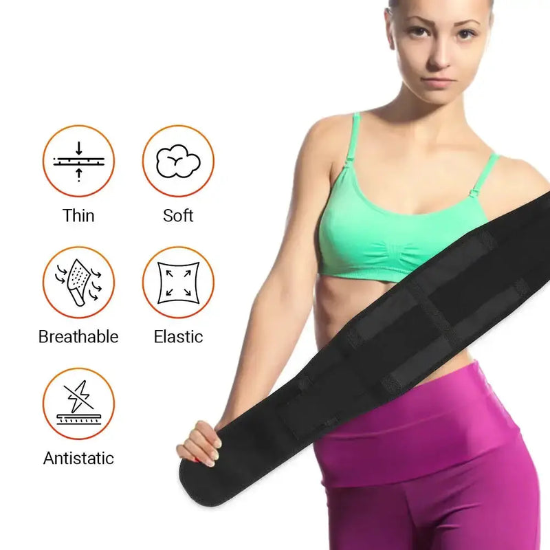 Adjustable Waist Tourmaline Self-Heating Therapy Belt by Habicare