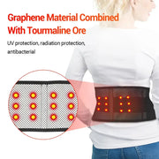 Adjustable Waist Tourmaline Self-Heating Therapy Belt by Habicare