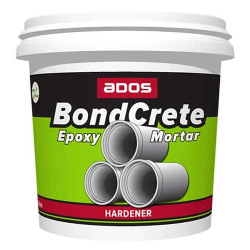 ADOS Bondcrete Hardener 10L epoxy mortar in durable packaging for waterproof repairs