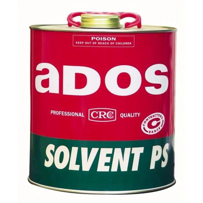 ADOS Solvent PS 4L can for cleaning dried adhesives from various surfaces.