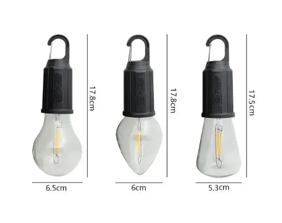 Portable Camping LED Lamp - Rechargeable Outdoor Lantern with Magnetic Base by Mead's Supply & Equipment Outfitters limited