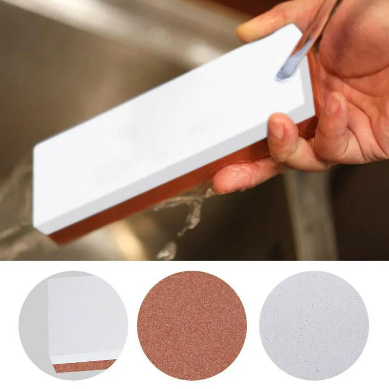 Dual Water Stone 3000/8000 Whetstone Knife Sharpener Sharpening Flattening by salelink.co.nz