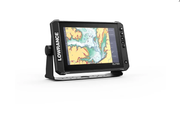 ELITE FS 10 W/ active imaging 3-in-1 transducer (aus/nz) displayed on Lowrance fishfinder with vibrant charts