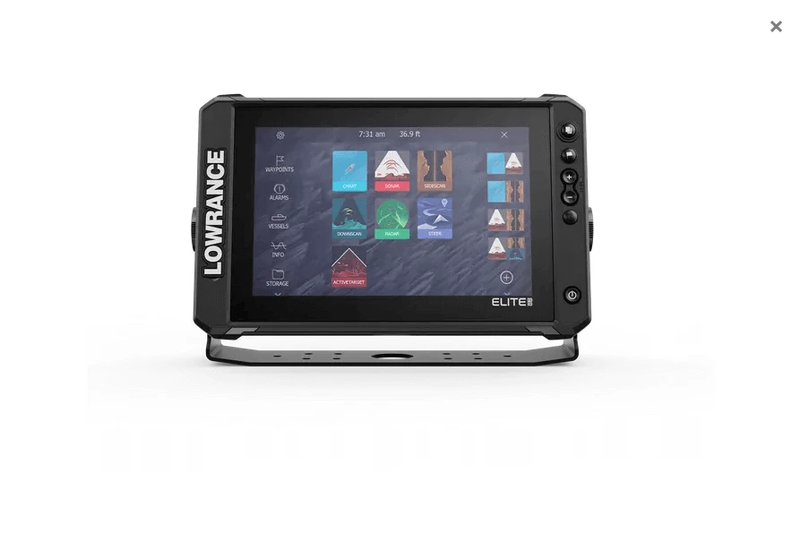 ELITE FS 10 W/ active imaging 3-in-1 transducer (aus/nz) fishfinder display screen.