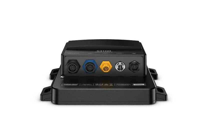 S3100 High Performance Sounder Module showing rear connections and ports.