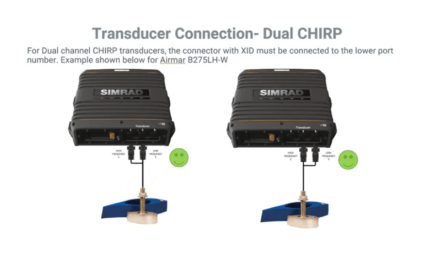 Advance Trident Marine Electronic Fish Finders Simrad S5100 CHIRP Sonar Module