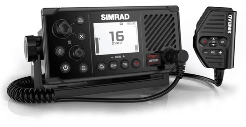 Simrad Rs40 Vhf Radio With Dsc & Ais Receive showcasing full control and advanced features for marine communication.