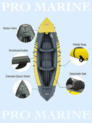 SportZone.co.nz Outdoor Recreation > Boating > Canoes & Kayaks Advanced Elements Inflatable Kayak 2 Person Convertible Yellow Advanced Elements Inflatable Kayak 2 Person Convertible Yellow