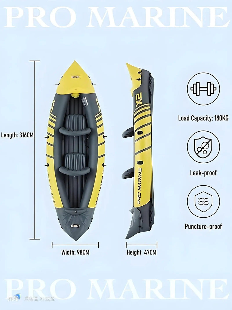 SportZone.co.nz Outdoor Recreation > Boating > Canoes & Kayaks Advanced Elements Inflatable Kayak 2 Person Convertible Yellow Advanced Elements Inflatable Kayak 2 Person Convertible Yellow