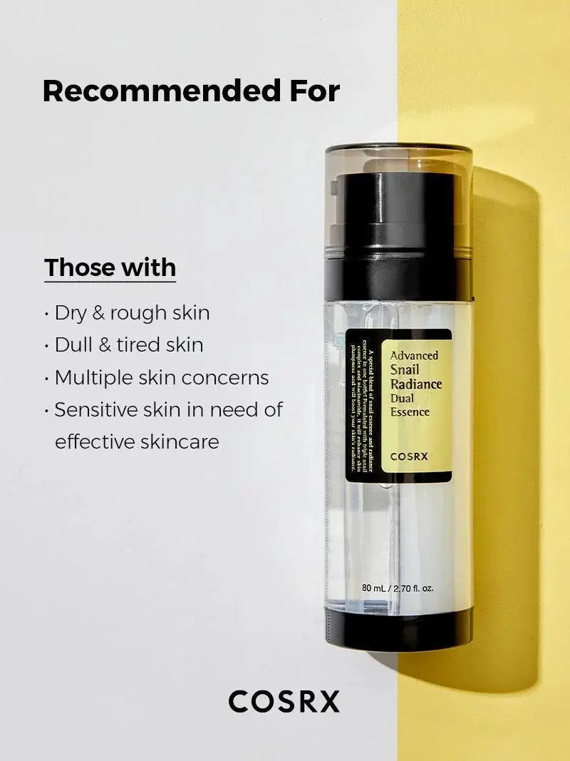 COSRX Advanced Snail Radiance Dual Essence 80ml by Poppy Gifts
