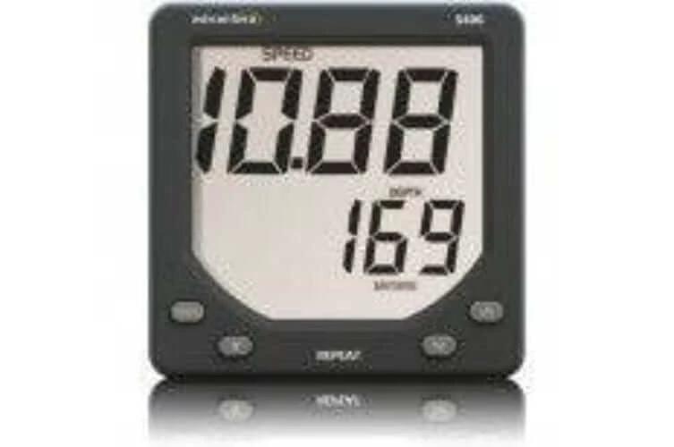 AdvanSea S400 Repeater displaying speed and depth readings with a large, clear screen.