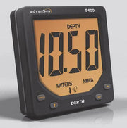 advanSea Depth S400 - Display and Transducer showing depth measurement and navigation data.