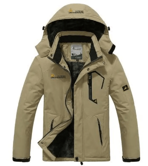 Mead's Supply & Equipment Outfitters limited Men's Outdoor Jacket Men's Waterproof Thermal Hiking Jacket Men's Waterproof Thermal Hiking Jacket