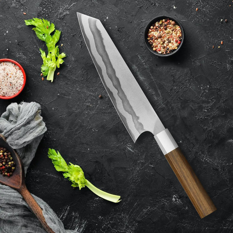 Keihatsu Japanese Gyuto Chef Knife 8 Inch Kiritsuke Knife, Professional Kitchen Ultra Sharp Vegetable Knives With Sheath & Box - Kirtsuke Knife by China Dropship