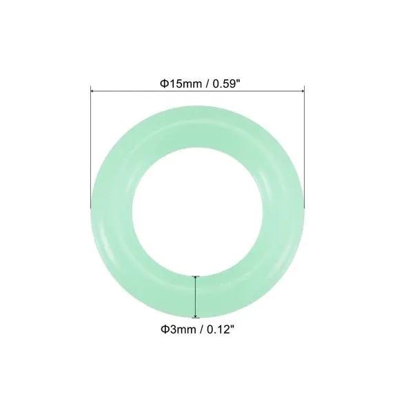 Ecotrek Glow Tent Stake Rings – Silicone Glow Marker Rings for Tent Pegs JP30416 by ECOTREK