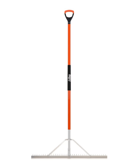 Agboss Landscaping Agboss Landscaping Rake with Long Fibreglass Handle 36T