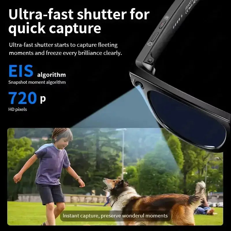 AI Smart Glasses – 4K Camera, Translation, Music & Calls (4 models available) by Habicare