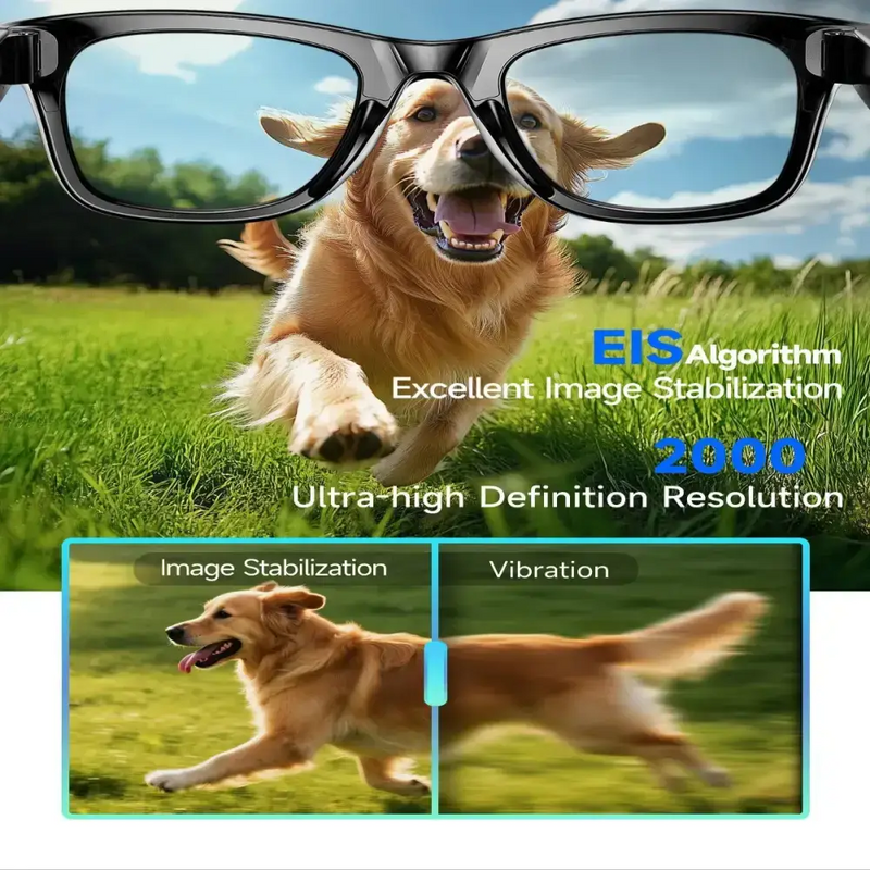 AI Smart Glasses – 4K Camera, Translation, Music & Calls (4 models available) by Habicare