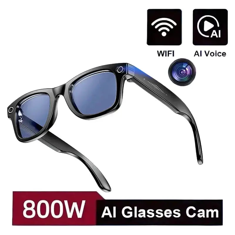 AI Smart Glasses 800W Camera – Photo/Video & Calls (different models available) by Habicare