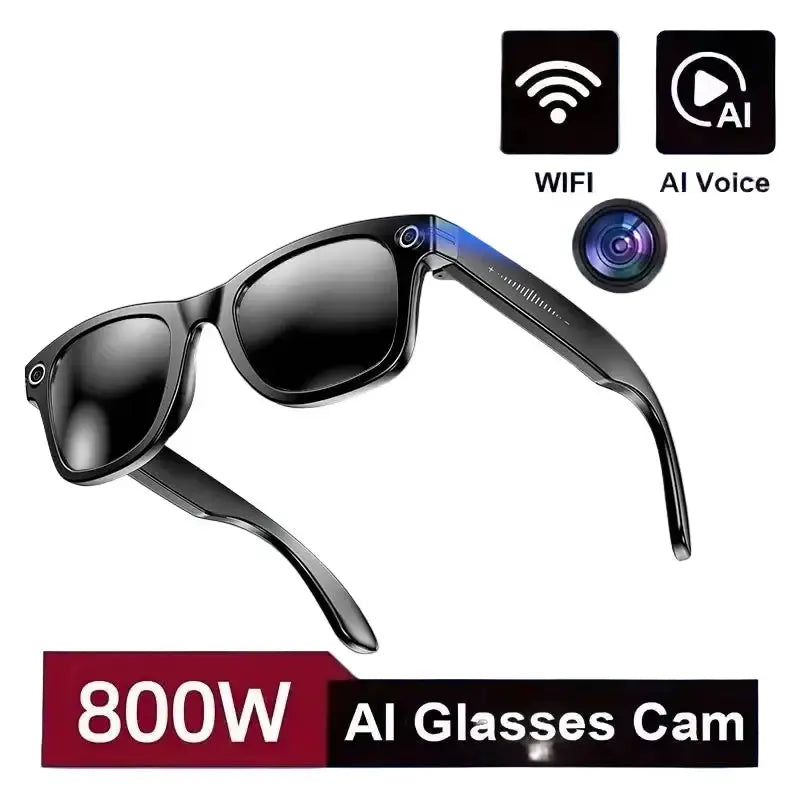 AI Smart Glasses 800W Camera – Photo/Video & Calls (different models available) by Habicare
