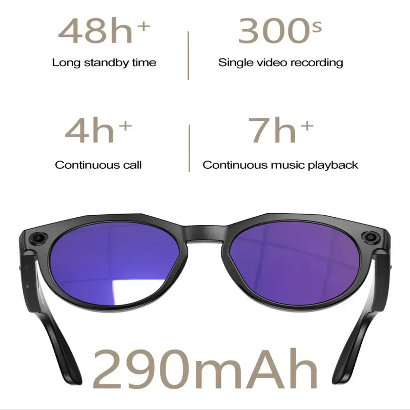 AI Smart Glasses with 4K Camera & Wi-Fi Transmission (different colours available) by Habicare