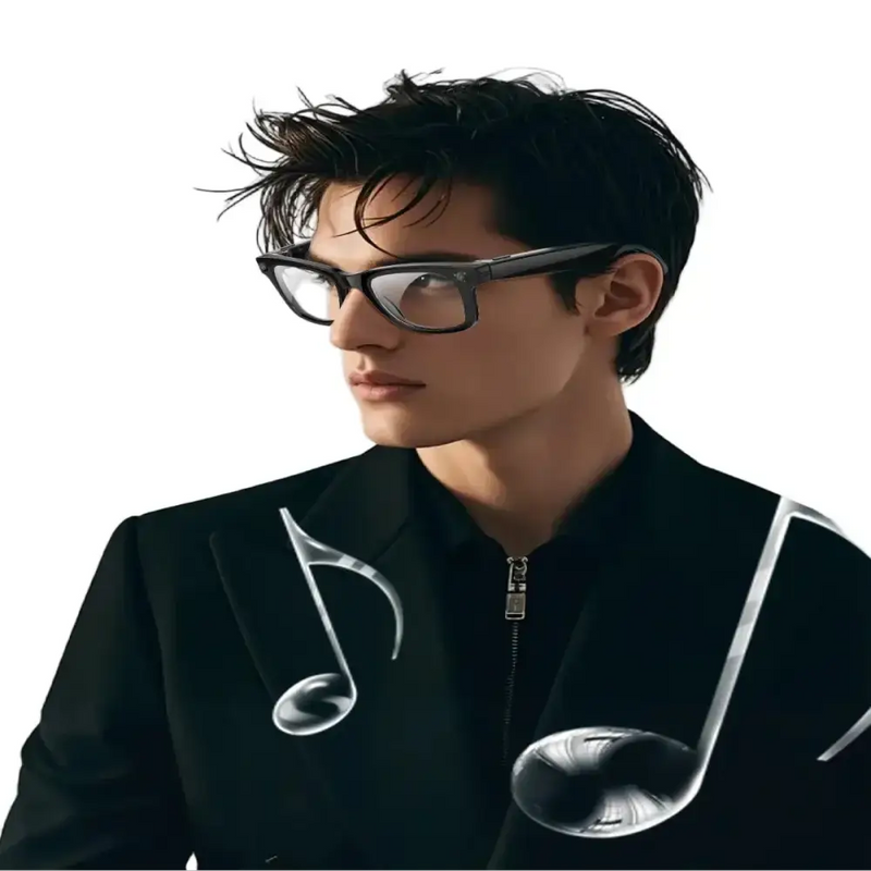 AI Smart Glasses with 5MP Camera & Bluetooth by Habicare