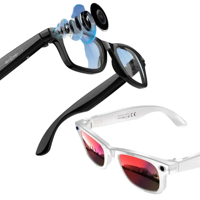 AI Smart Glasses with 5MP Camera & Bluetooth by Habicare