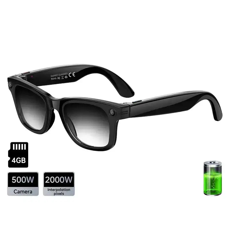 AI Smart Glasses with 5MP Camera & Bluetooth by Habicare